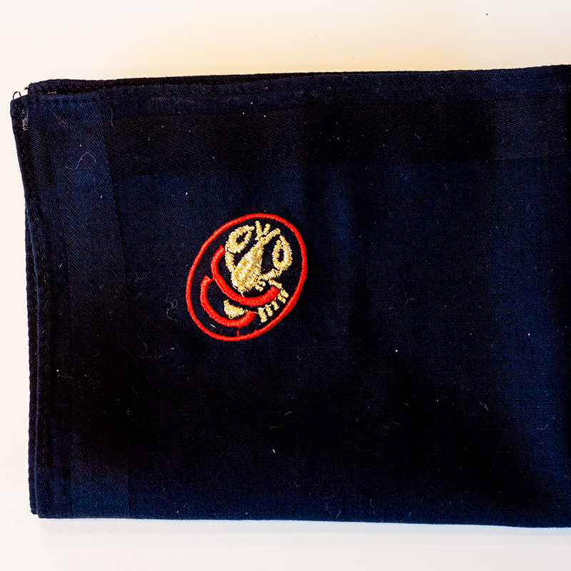 CC-Club Einstecktuch schwarz